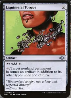 Magic The Gathering, Liquimetal Torque, Modern Horizons 2, Regular - Image 1