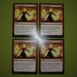 Spreading Flames x4 Eldritch Moon 4x Playset MTG Magic the Gathering - Image 1