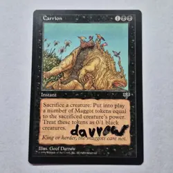 UNPLAYED SIGNED MTG Carrion NM Mirage GEOF DARROW MATRIX HARD BOILED EDH CUBE - Image 1