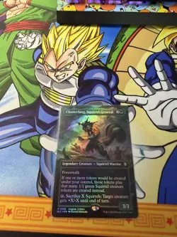 Chatterfang Squirrel General (#082)(Borderless) * Bloomburrow Commander MTG - Image 1