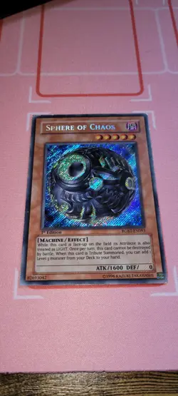 Sphere Of Chaos (HP) RGBT-EN093 Secret Rare 1st Edition - Image 1