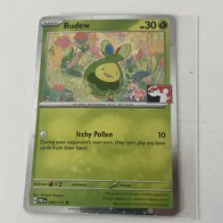 Budew 004/131 Cosmos Holo Pokemon Play! Prize Pack Series 7 Play Stamp - Image 1