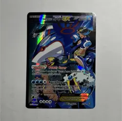 Pokemon Team Aqua's Kyogre EX 6/34 Double Crisis Full Art Ultra Rare Holo Card - Image 1