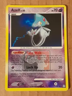 Pokemon Azelf 19/146 League Crosshatch Promo NM-Mint See Pictures - Image 1