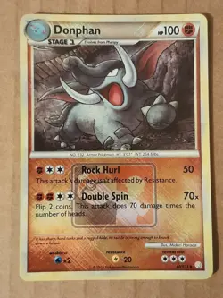 Pokemon Donphan 40/123 League Crosshatch Promo NM See Pictures - Image 1