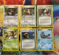Vintage Pokemon Card Lot Reverse Holo Fire Unseen Forces Deoxys Cleffa - Image 1