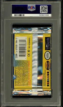 Pokemon 1999 Vintage WOTC Base Set Blastoise Sealed Booster Pack PSA 9 - Image 2