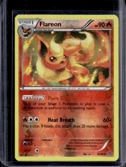 2015 Pokemon XY Ancient Origins Flareon Reverse Holo #13/98 - Image 1
