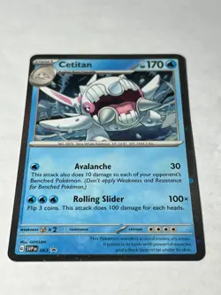 Pokemon TCG Cetitan 063 Scarlet & Violet Promo Card Holo NM - Image 1