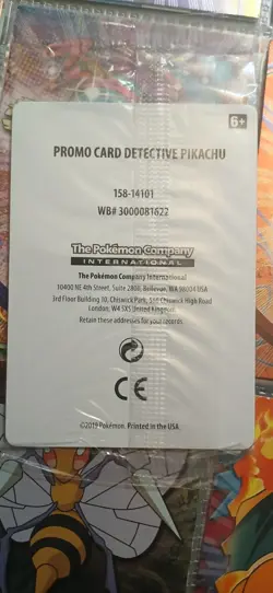 Pokemon TCG Detective Pikachu SM190 Promo Stamped Holo 90 HP Framestore - Image 2