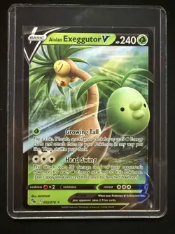 Alolan Exeggutor V 005/078 Pokemon GO Ultra Rare Holo Pokemon TCG NM - Image 5