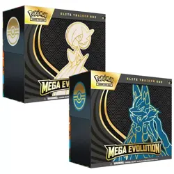 Pokemon TCG: Mega Evolution Elite Trainer Box ETB Lucario & Gardevoir Set Of 2 - Image 1