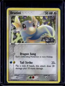 2004 Pokemon EX Team Rocket Returns Dratini Reverse Holo #53/109 - Image 1