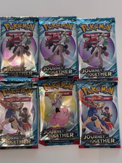 PoKeMoN 2⃣2⃣ PACK LOT 🆕 6 JOURNEY TOGETHER PACKS~PHANTASMAL 🔥~ ♨ - Image 3