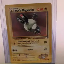 Pokemon Lt. Surge's Magnemite Gym Heroes 80/132 Regular Uncommon 40 HP - Image 1