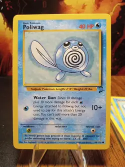 1999 Pokemon Base Set 2 Poliwag #88 VLP - Image 1