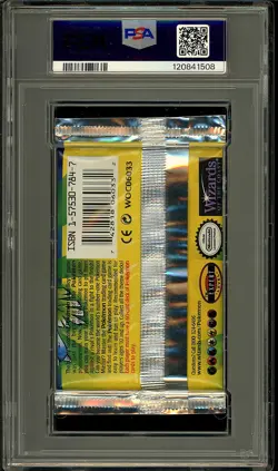 Pokemon 1999 Vintage WOTC Base Set Venusaur Sealed Booster Pack PSA 9 - Image 2