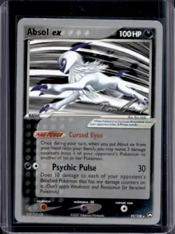 2007 Pokemon EX Power Keepers Absol #92/108 - Image 1
