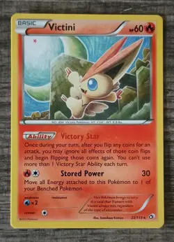 Victini 23/113 Legendary Treasures Pokemon Non Holo - Image 1