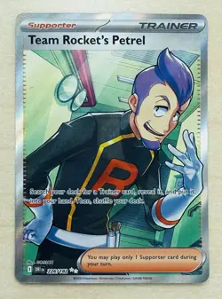 Team Rocket’s Petrel 226/182 - Destined Rivals Full Art Trainer Pokemon TCG [NM] - Image 1