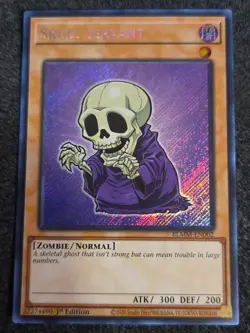 Skull Servant BLMM-EN002 YuGiOh Secret Rare 1st Edition Near Mint - Image 1