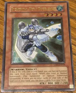 Yu-Gi-Oh Elemental Hero Bubbleman CRV-EN014 Ultimate Rare NM/VLP 🔥🔥 - Image 1