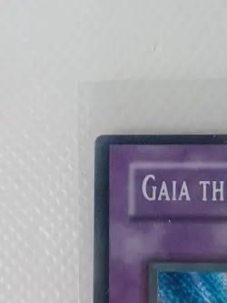 Yu-Gi-Oh! Gaia the Dragon Champion [LOB-125] Secret Rare HP Reverse Foil Error - Image 2