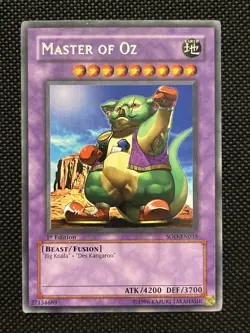 Master of OZ SOD-EN035 Rare 1st Edition Lightly Played English Yu-Gi-Oh! - Image 1