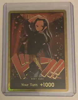 DON!! Card (Nico Robin) (Gold) Extra Booster: One Piece Heroines Edition Foil NM - Image 1