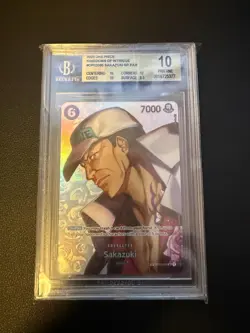 One Piece Sakazuki (SP) OP02-099 Kingdoms of Intrigue BGS 10 PRISTINE - Image 1