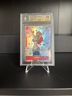 Bandai One Piece CCG Nami OP01-016 Premium Booster Manga Art Foil Rare BGS 10 - Image 1