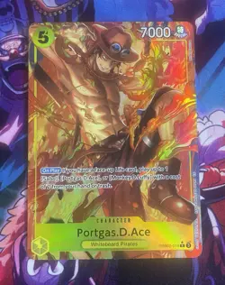 Portgas D Ace PRB02-018 Alternate Art Premium Booster The Best Vol. 2 One Piece - Image 1
