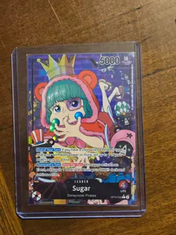 OP10-003 Sugar Leader Alt Art One Piece TCG English Card ROYAL BLOOD ONE PIECE - Image 1