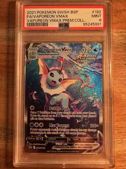 Vaporeon VMAX SWSH182 SWSH: Sword & Shield Promo Cards Holo - Image 1