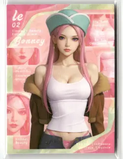 BONNEY LE LE-02 Timeless Beauty One Piece Anime Collectible Card - Image 1