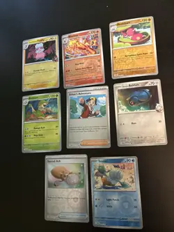 2025 Pokemon Destined Rivals Lot of 8 Reverse Holo Cards MINT - Image 2