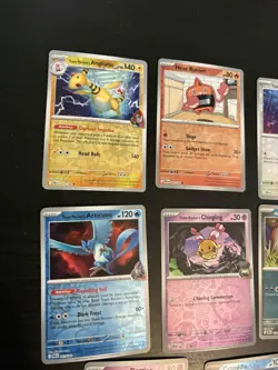 2025 Pokemon Destined Rivals Lot of 8 Reverse Holo Cards MINT - Image 2