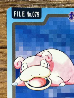 Pokemon Carddass Card Slowpoke File No.79 Bandai Pocket Monsters 1997 - Image 3