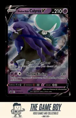 Pokemon TCG: Sword & Shield Promo Cards - Shadow Rider Calyrex V - Promo,Holo - Image 1