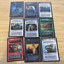 Star Wars CCG Jabba’s Palace Lot 9 Cards Conditions Vary - Image 1
