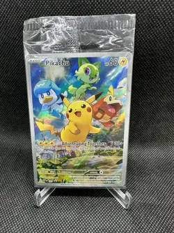 Pokemon Card Pikachu SVP027 Scarlet & Violet Black Star Promo SEALED - Image 1