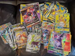 Pokemon Card TCG Jumbo Card Lot 74x - Pikachu Sylveon Greninja Espeon Etc - Image 1