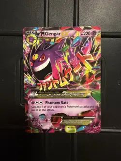 Pokemon TCG XY Phantom Forces M Gengar EX Ultra Rare Holo Card 35/119 Mega - Image 1
