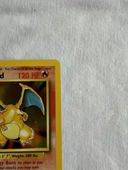 1999 Pokemon Charizard Holo 4/102 Card Centered Beauty - Image 3