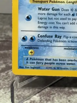 Lapras - 10/62 - Pokemon Fossil Unlimited Holo Rare Card WOTC MP/LP - Image 5