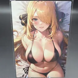 Cynthia Anime Waifu Card Doujin ACG Goddess Holo - Image 1