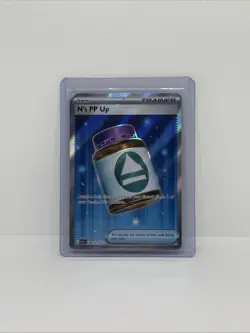 Pokemon N's PP Up Trainer-Item Full Art Foil Rare Card 262/217 - Image 1