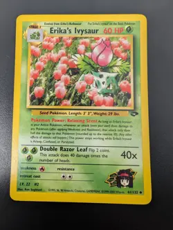 Pokemon TCG Erika's Ivysaur Gym Challenge Card 41/132 NM - Image 4