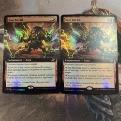 MTG / Pain For All X2 / Extended Art Foil / Nm - Image 1