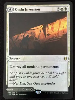 1x MTG Ondu Inversion (Foil) - Zendikar Rising (ZNR) #30 - Magic the Gathering - Image 1
